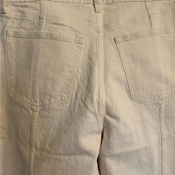 NWT Women's High-Waisted Cream Jeans - Picture 10 of 11